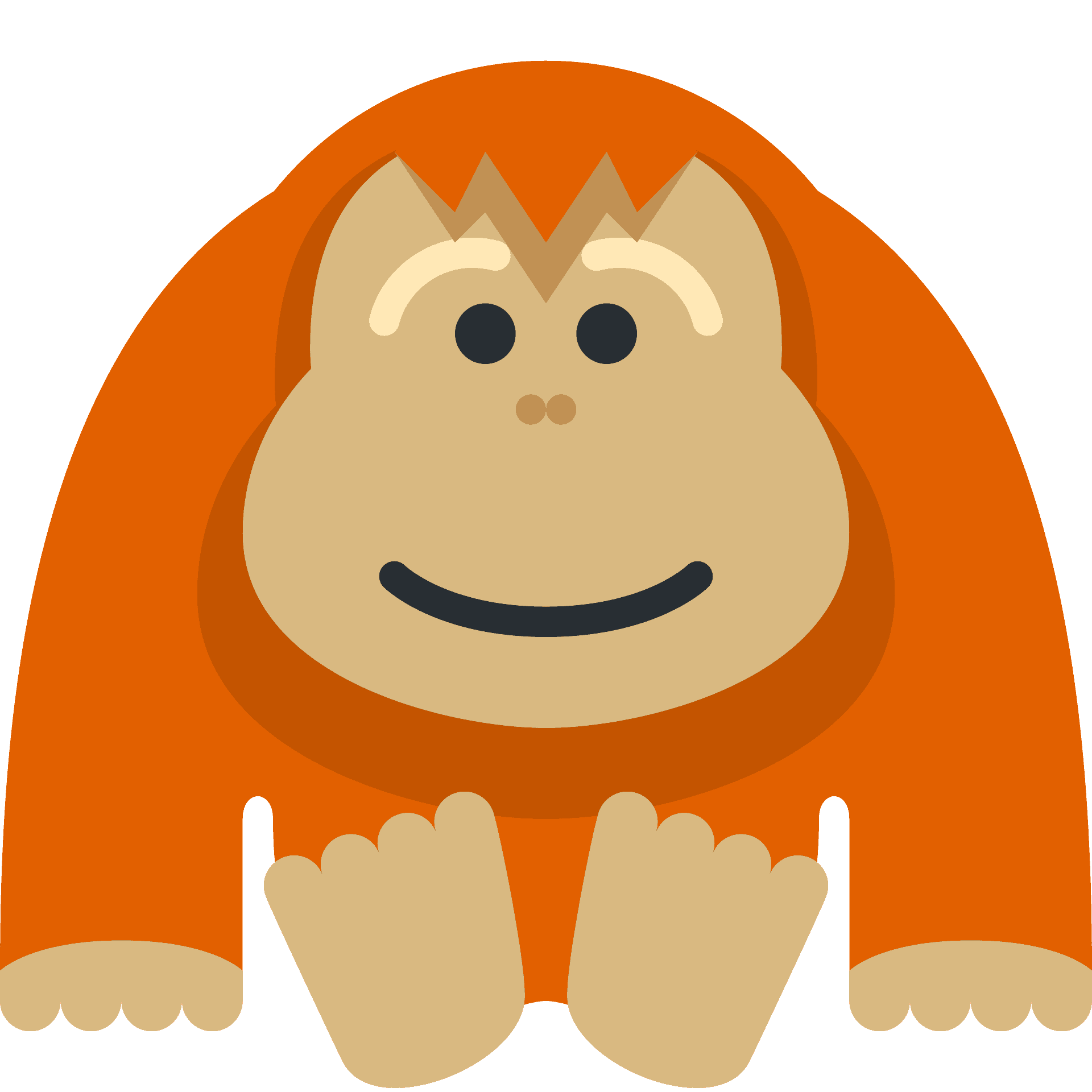 Orangutan PNG Background