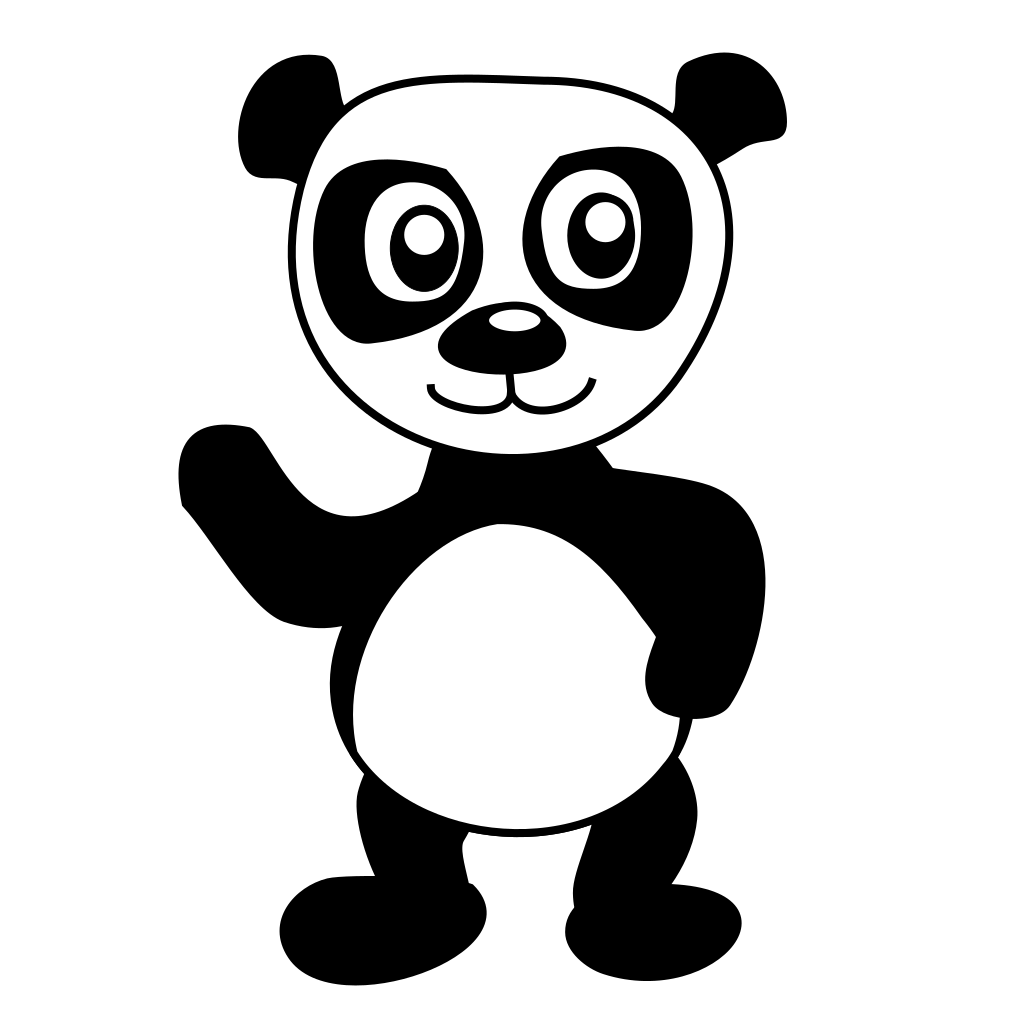 Panda Bear PNG Clipart Background