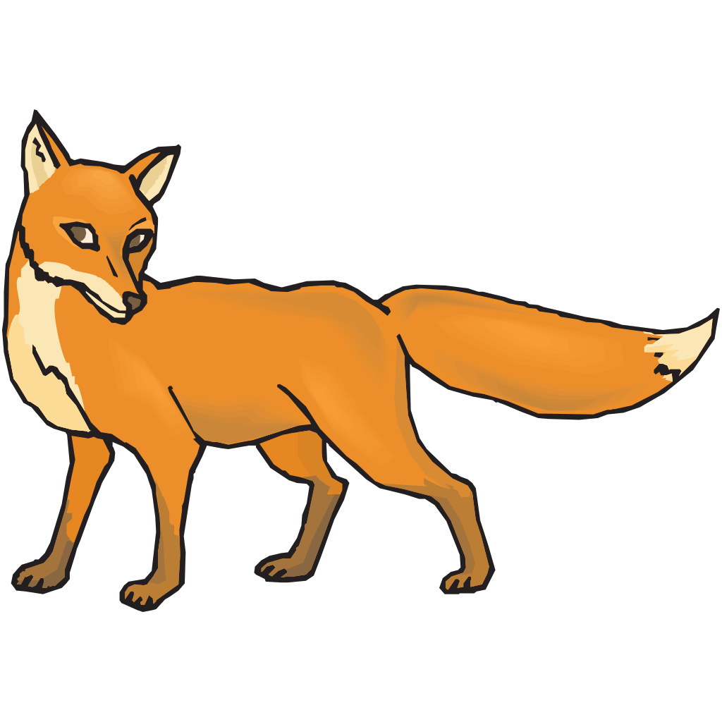 Red Fox Background PNG Image