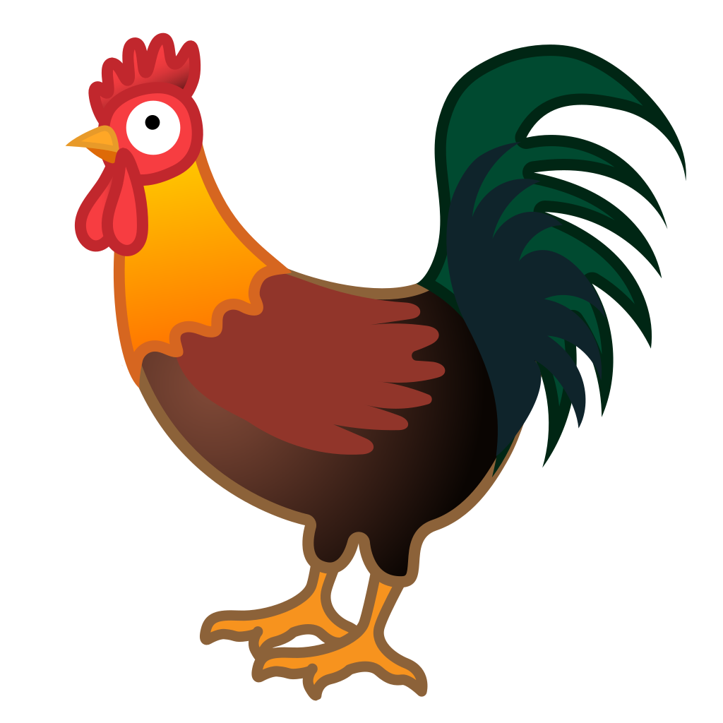 Rooster Background PNG Image