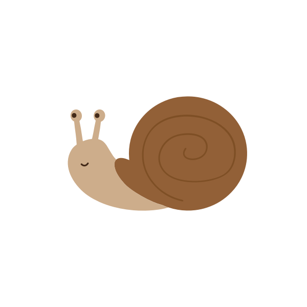Snails Transparent Background