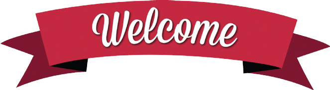 Welcome Word Text PNG Images HD