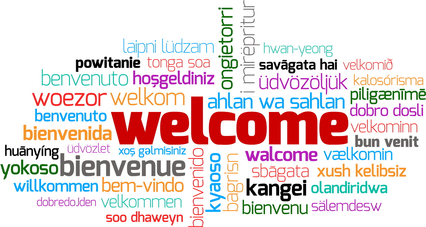 Welcome Word Text PNG Photos