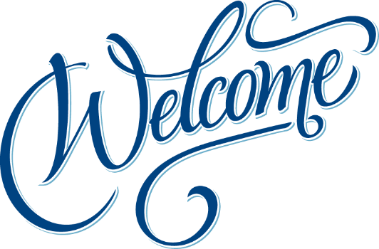Welcome Word Transparent Free PNG