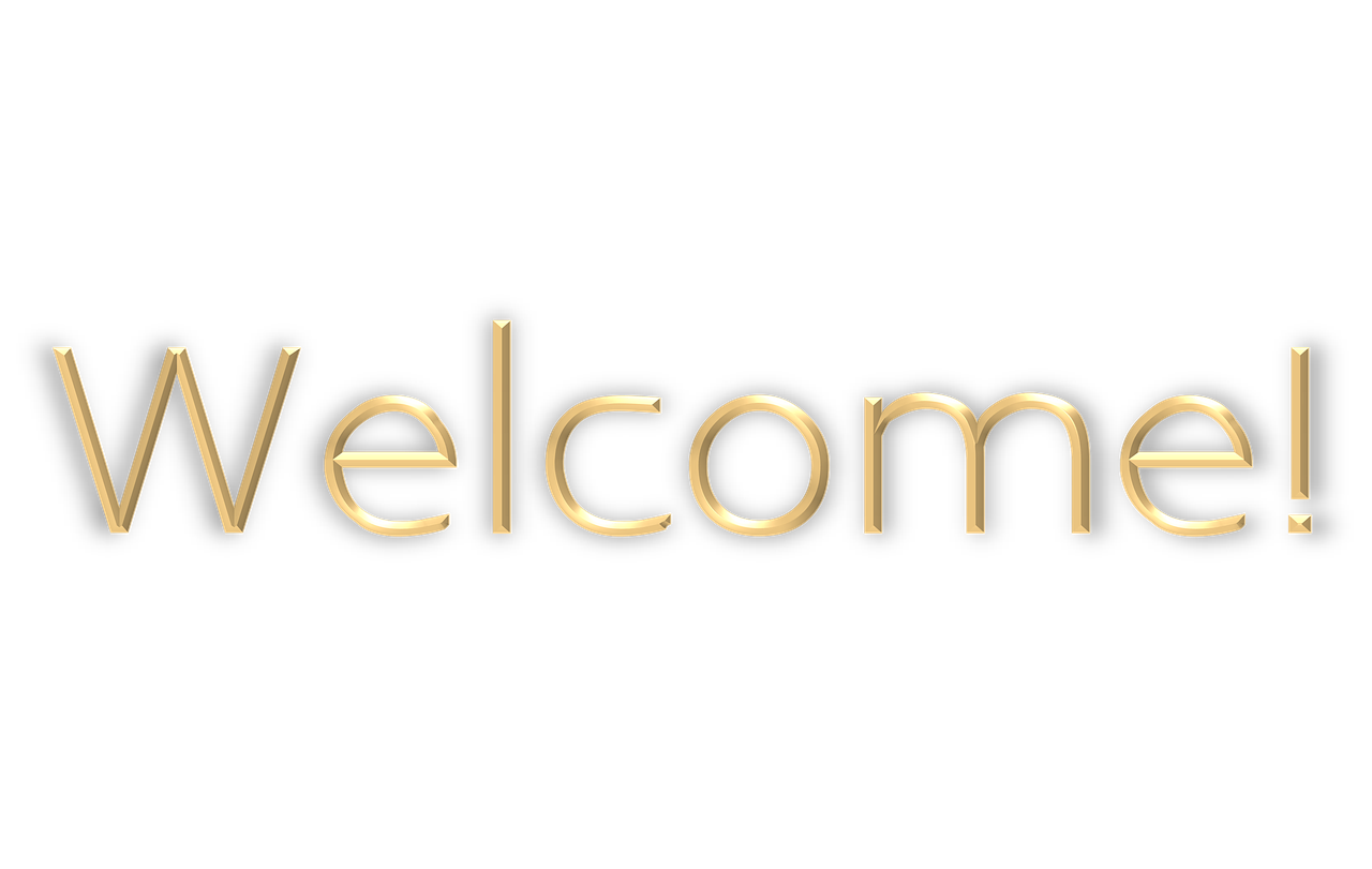 Welcome Word Transparent PNG