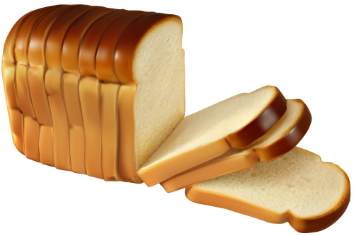 White Bread Transparent Background