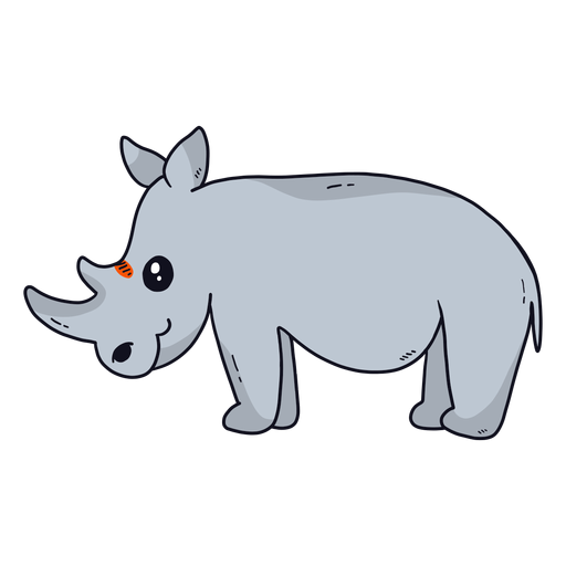 White Rhinoceros PNG Background