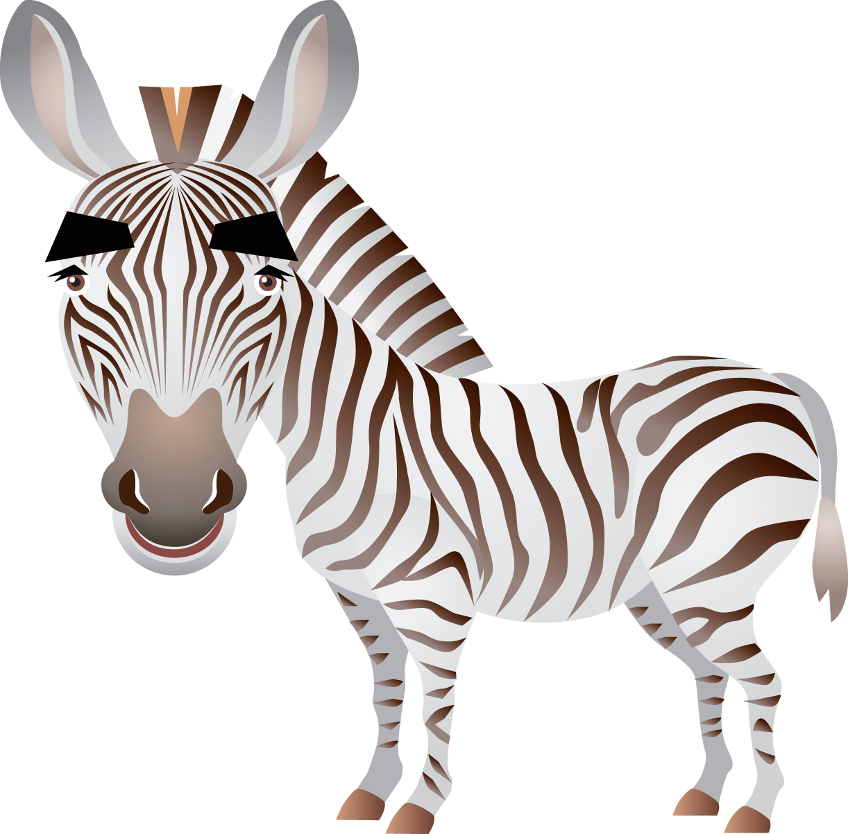 Zebras Transparent Background